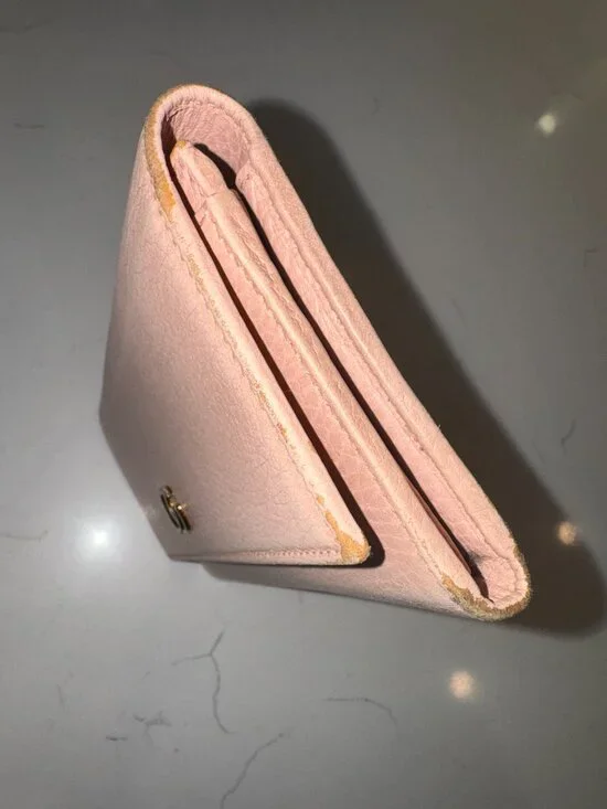Vintage Gucci GG Marmont Continental Wallet - Dusty Pink 456116 - Good condition - Picture 4 of 5